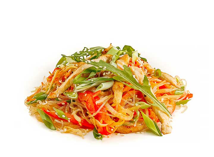Харусаме с курицей фото