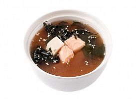 Миссо-суп с лососем фото 